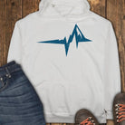 The Mountain Heartbeat Hoodie - White