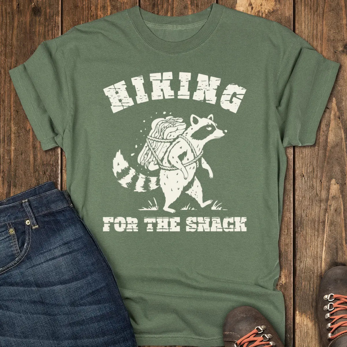 The No Backpack Tee - Moss