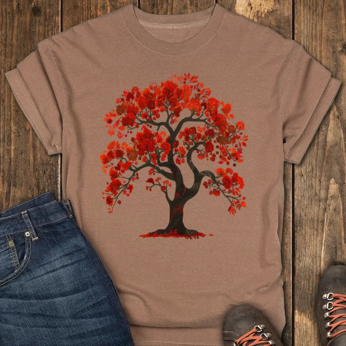 The Red Oak Tee - Espresso