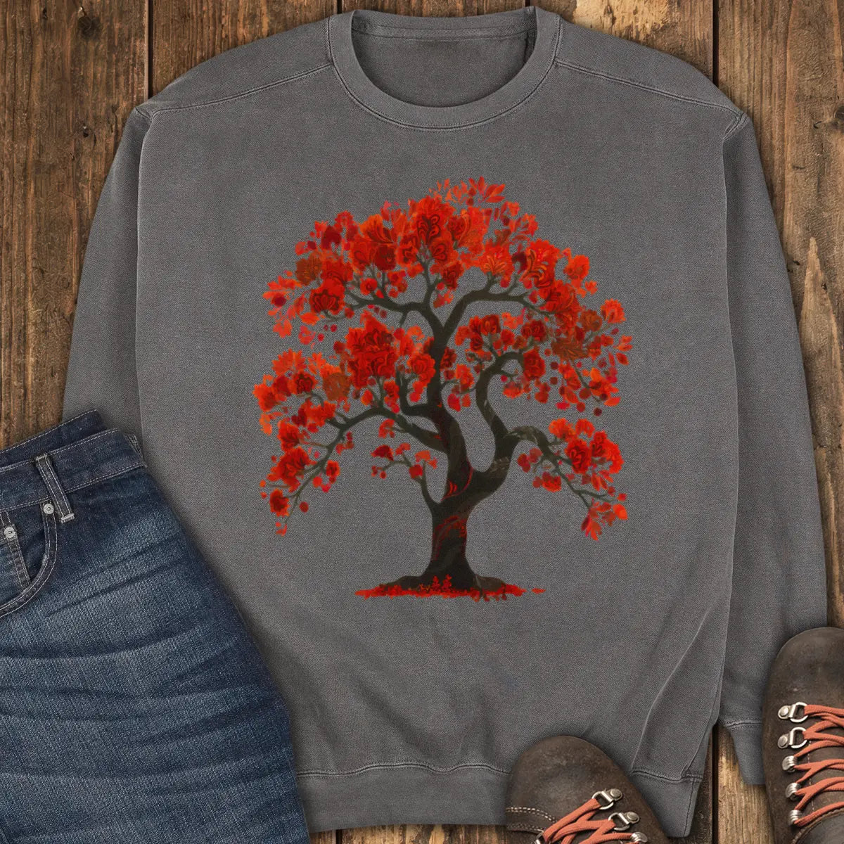 The Red Oak Sweatshirt - Pepper