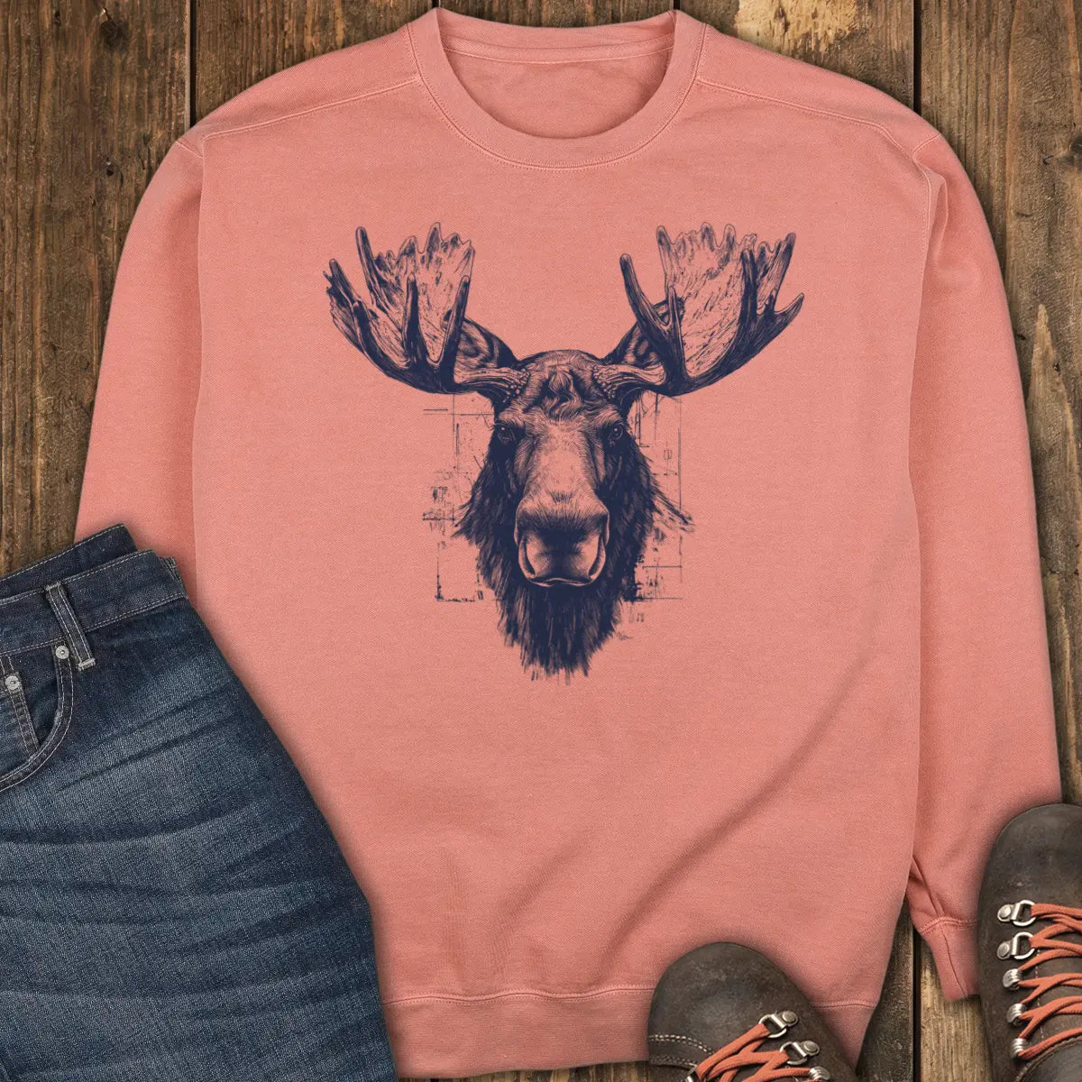 The Silent Trekker Sweatshirt - Terracotta