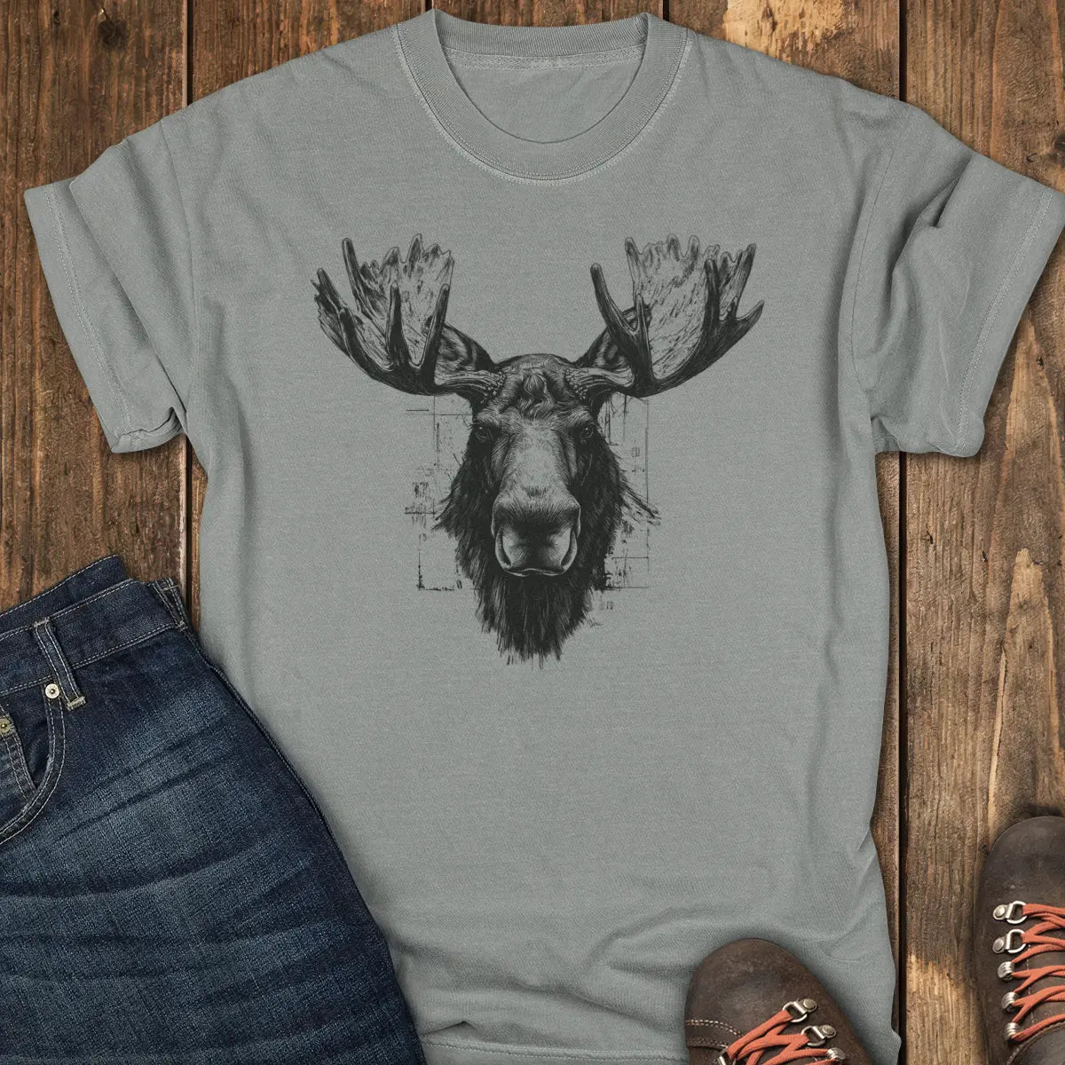 The Silent Trekker Tee - Grey