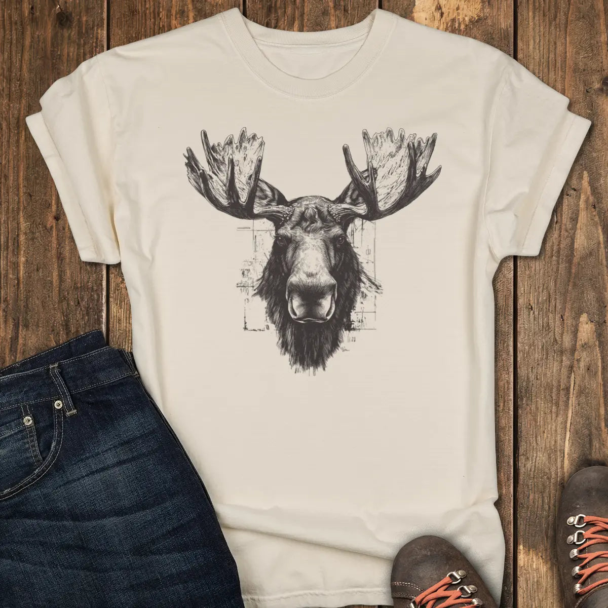 The Silent Trekker Tee - Ivory