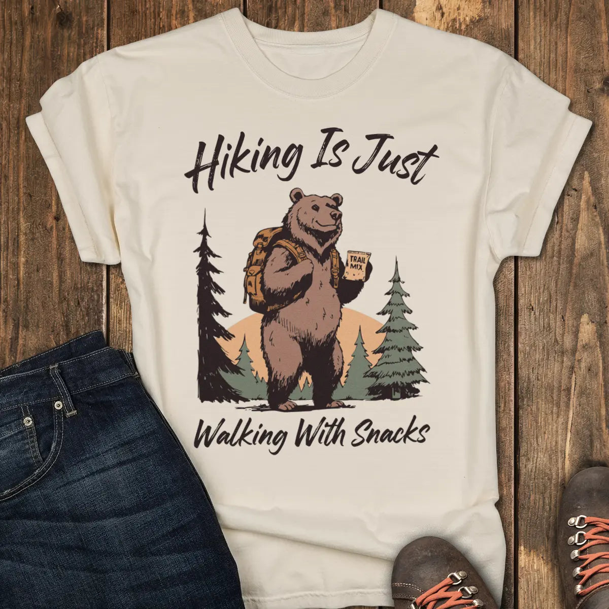 The Snackpacker Tee - Ivory