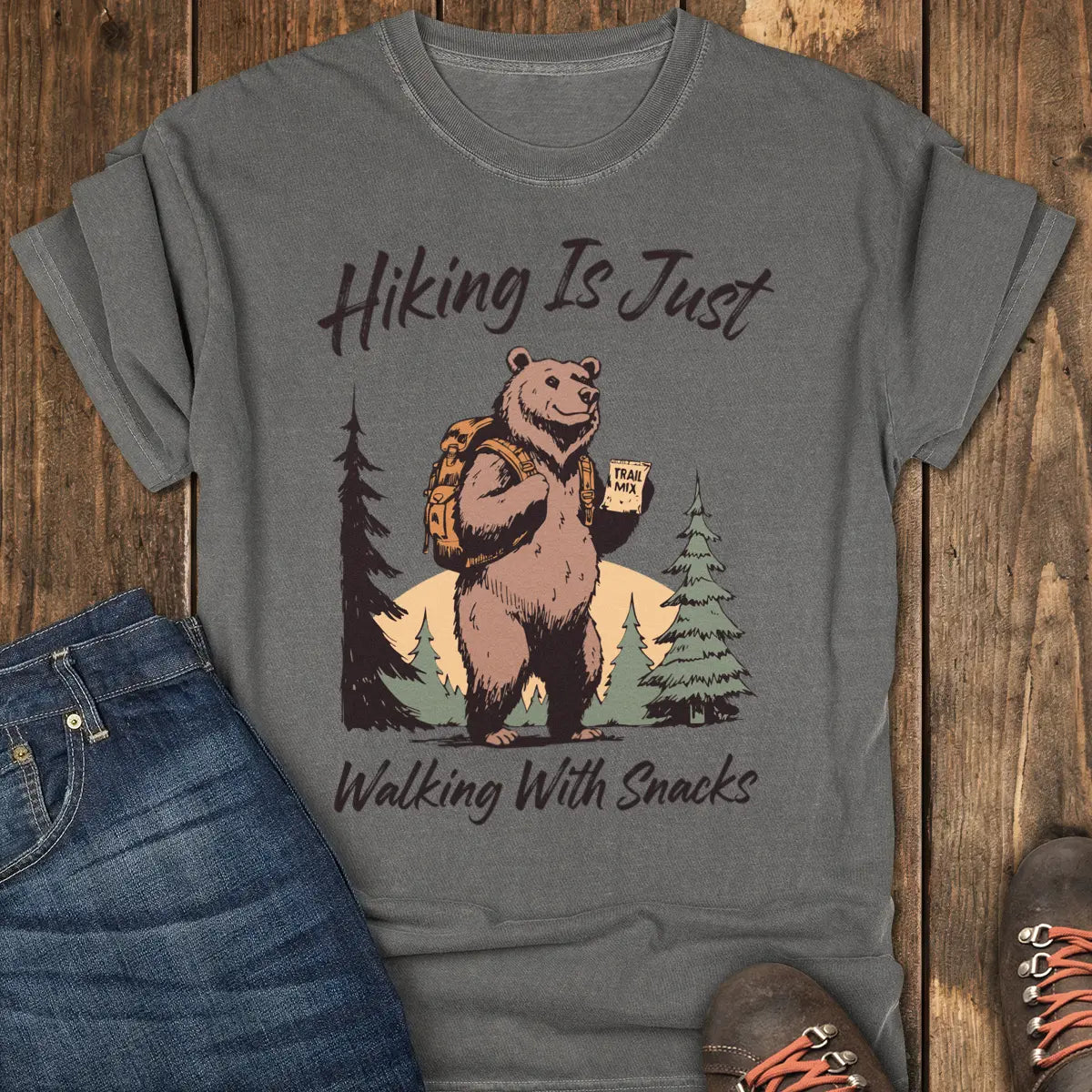 The Snackpacker Tee - Pepper