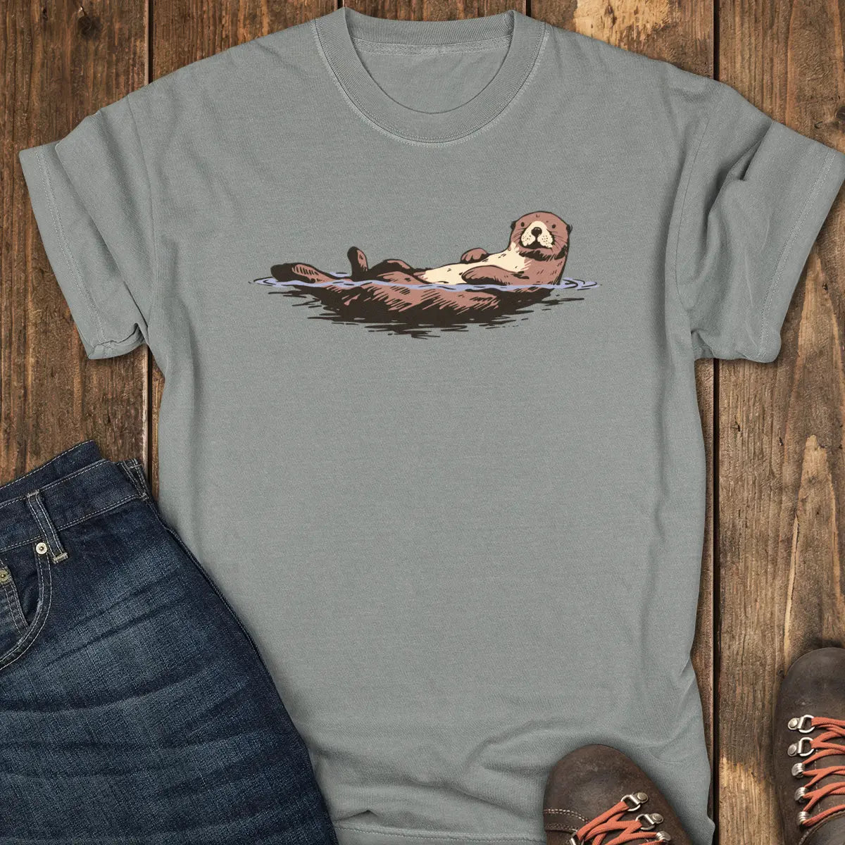 The Unbothered Tee - Grey