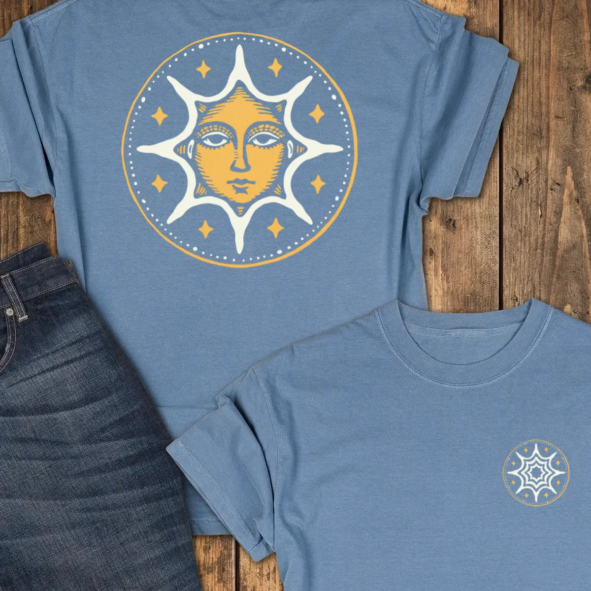 The Wayward Sun Tee - Blue Jean