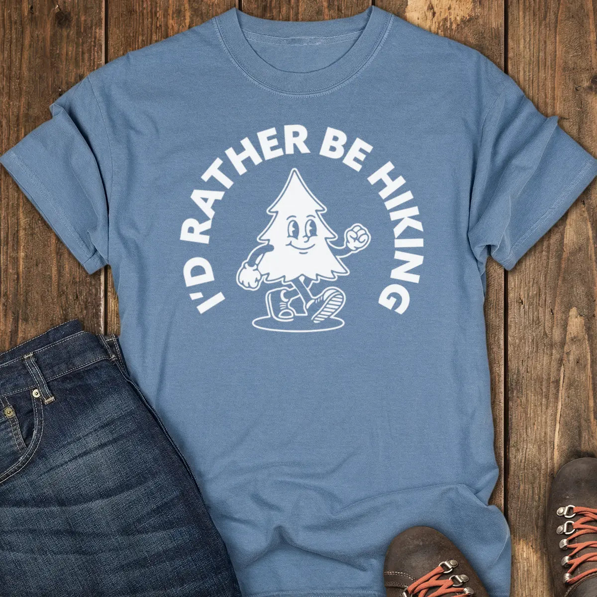 Time Well Spent Tee - Blue Jean