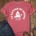 Time Well Spent Tee - Crimson