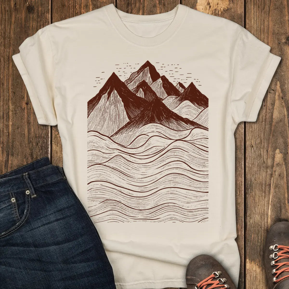 Timeless Trails Tee - Ivory
