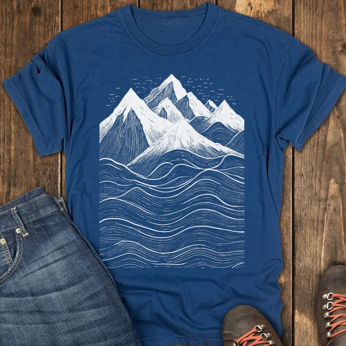 Timeless Trails Tee - Navy