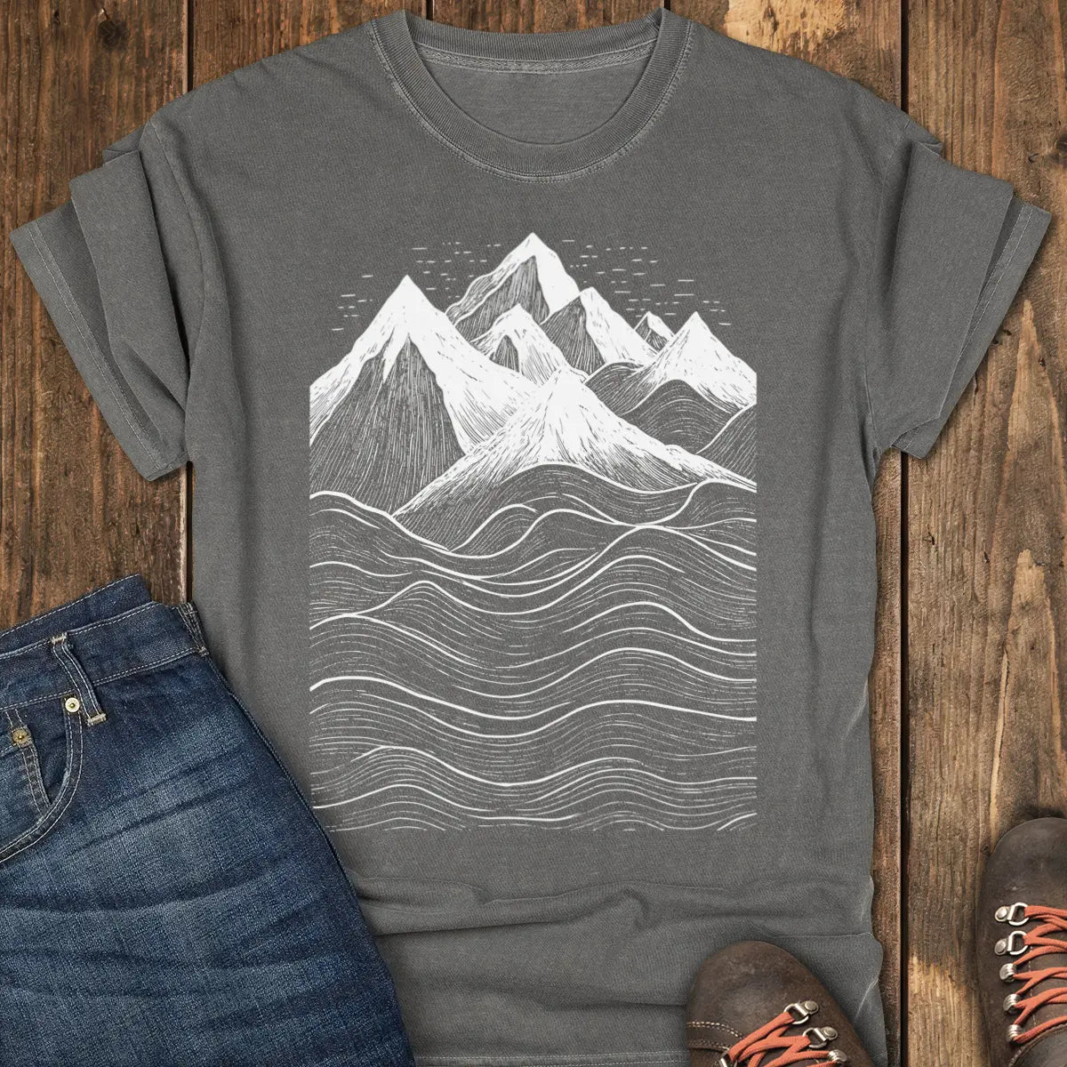 Timeless Trails Tee - Pepper