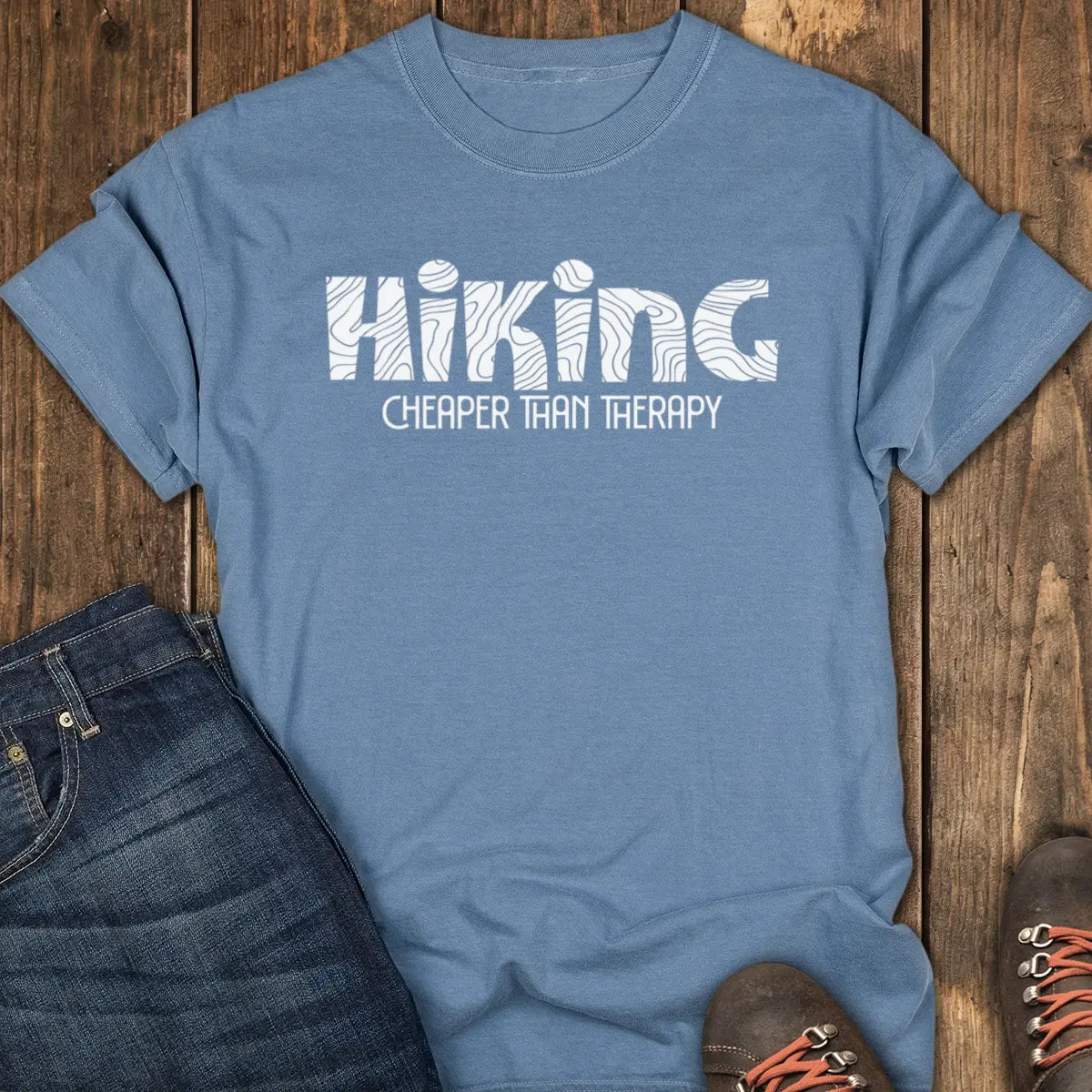Trail Break Tee - Blue Jean