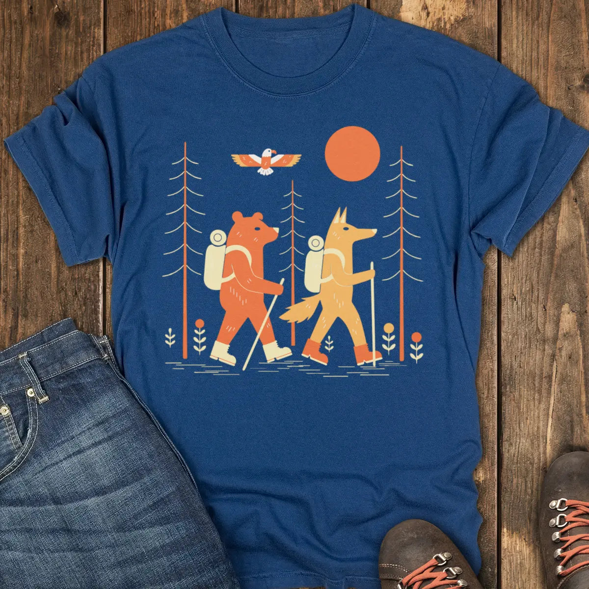 Trail Buddies Tee - Navy