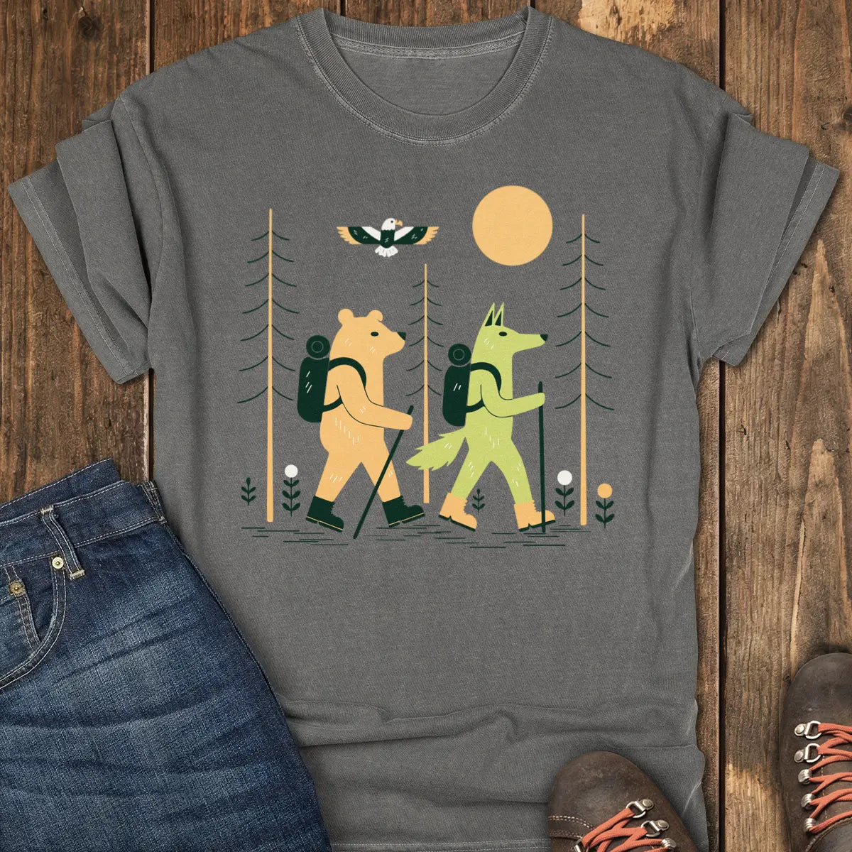 Trail Buddies Tee - Pepper