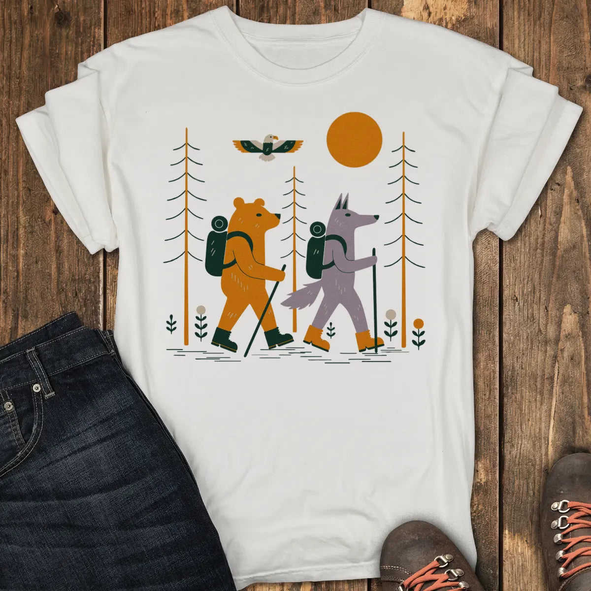 Trail Buddies Tee - White