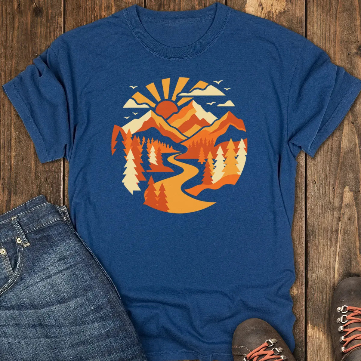 Trail Casual Tee - Navy