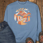Trail Casual Sweatshirt - Blue Jean