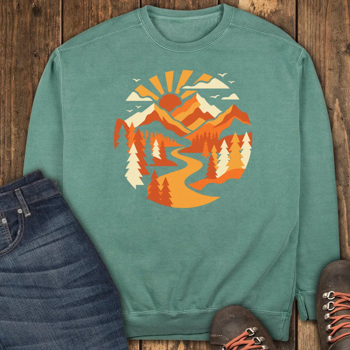 Trail Casual Sweatshirt - Light Green