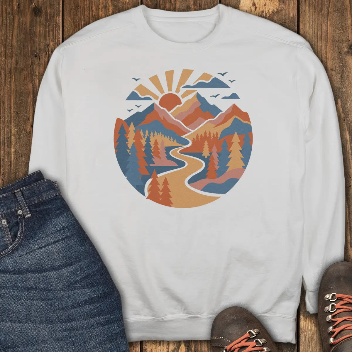 Trail Casual Sweatshirt - White