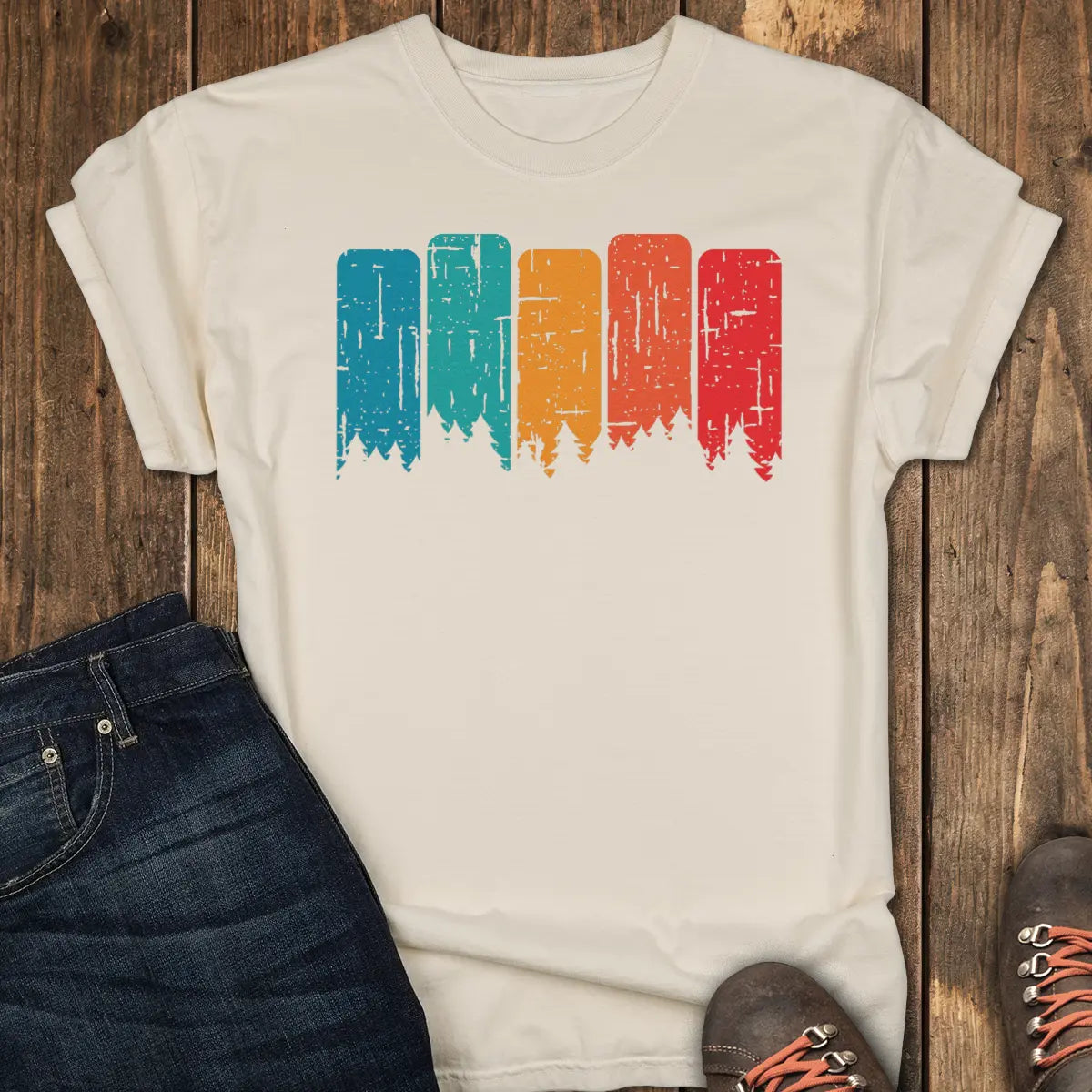 Trail Code Tee - Ivory
