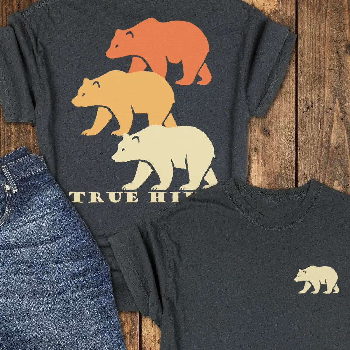 Trail Colors Bear Tee - Black
