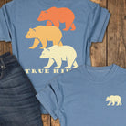 Trail Colors Bear Tee - Blue Jean