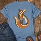 Trail Fox Tee - Blue Jean