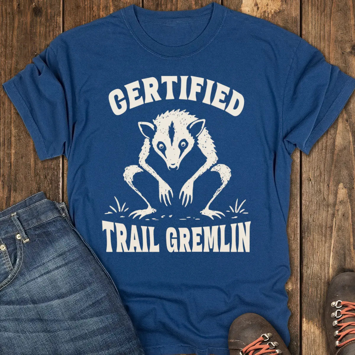 Trail Gremlin Tee - Navy