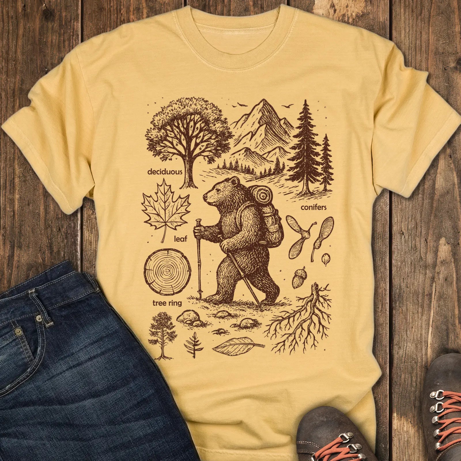 Trail Guide Tee - Mustard