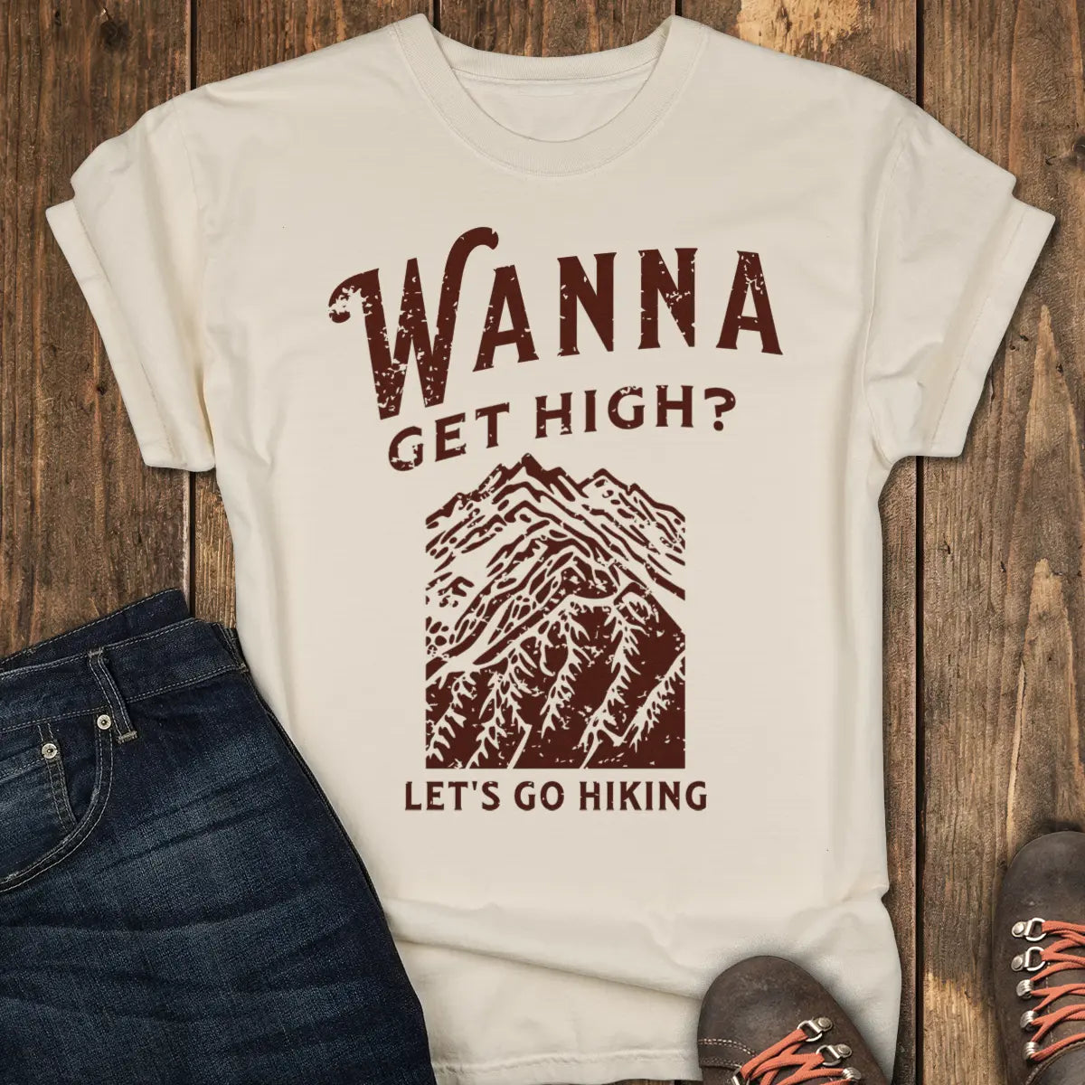Trail High Tee - Ivory