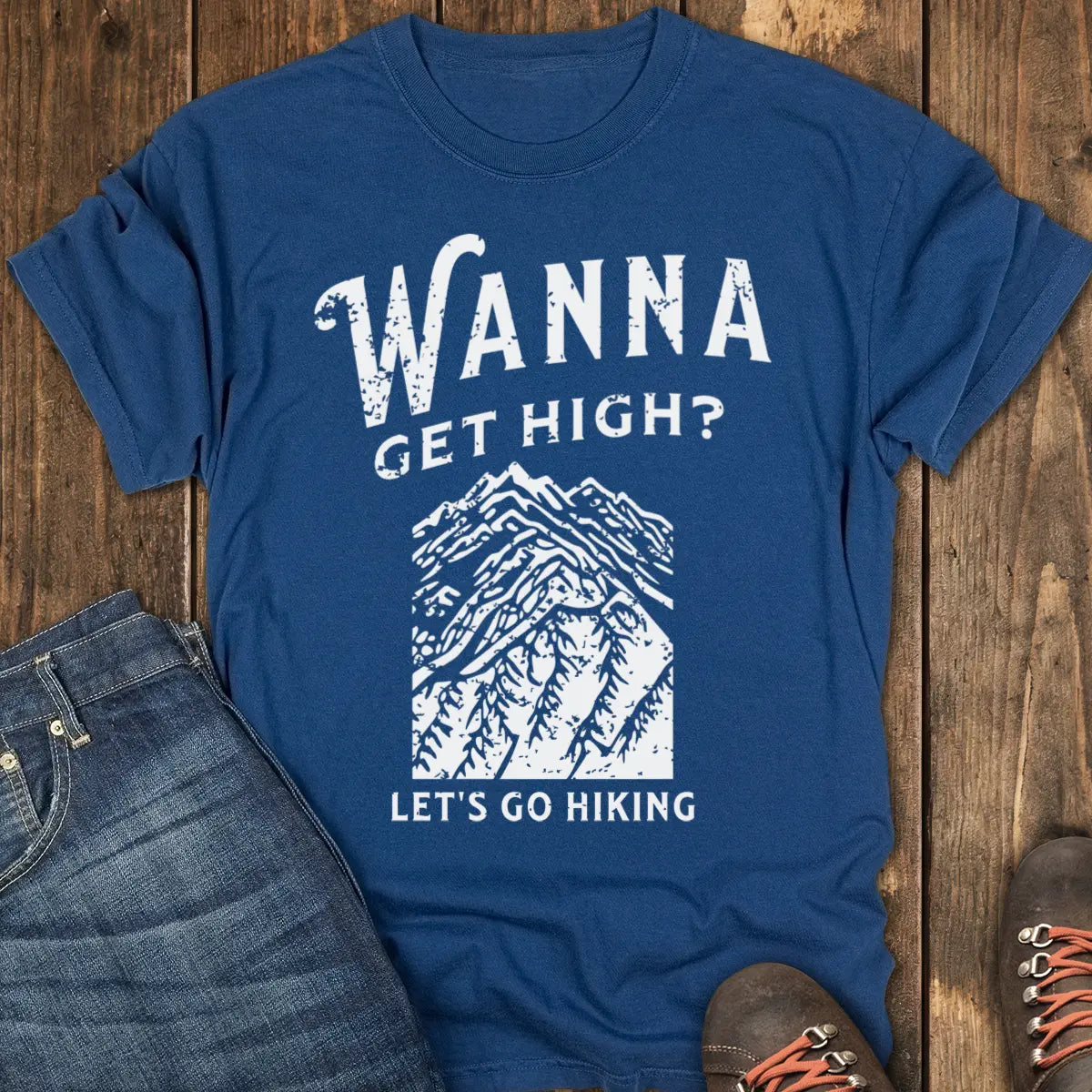 Trail High Tee - Navy