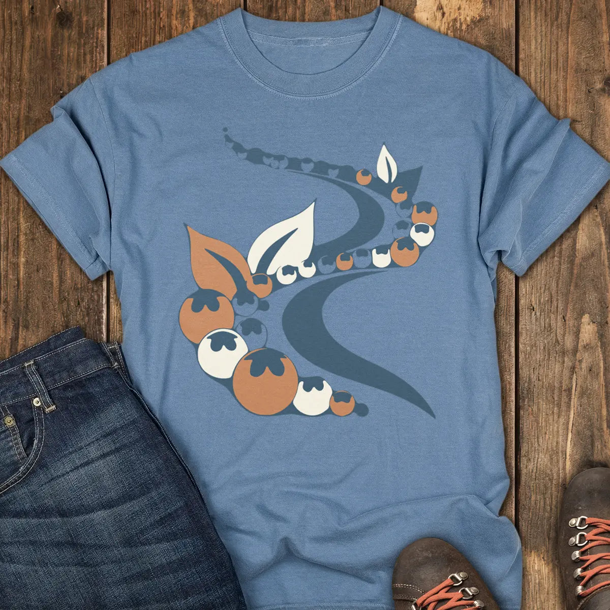 Trail Jam Tee - Blue Jean