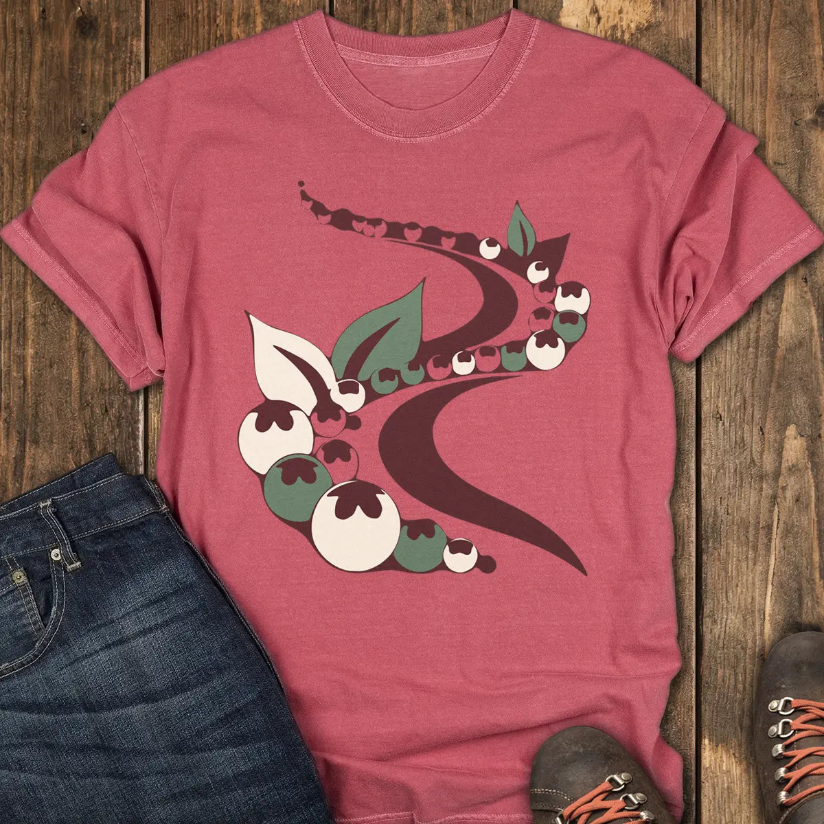 Trail Jam Tee - Crimson