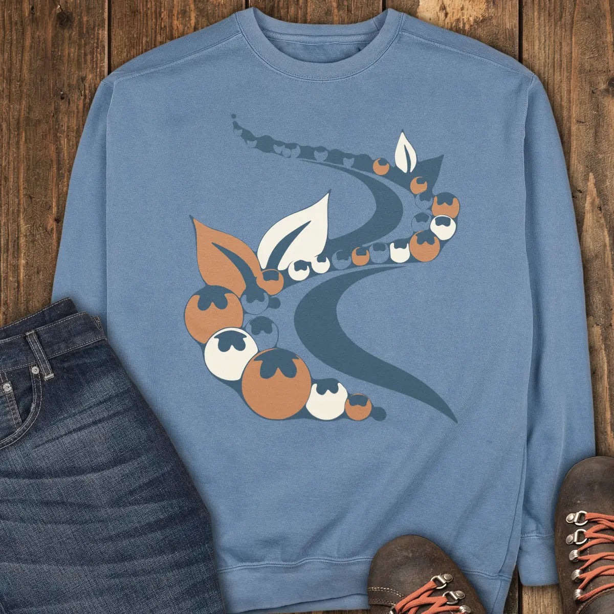 Trail Jam Sweatshirt - Blue Jean