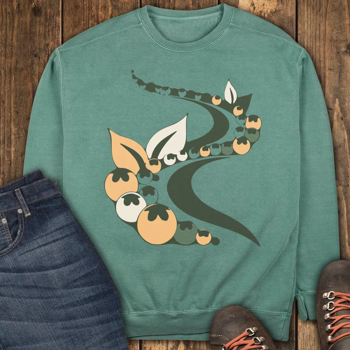 Trail Jam Sweatshirt - Light Green