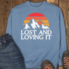 Trail Lost Sweatshirt - Blue Jean