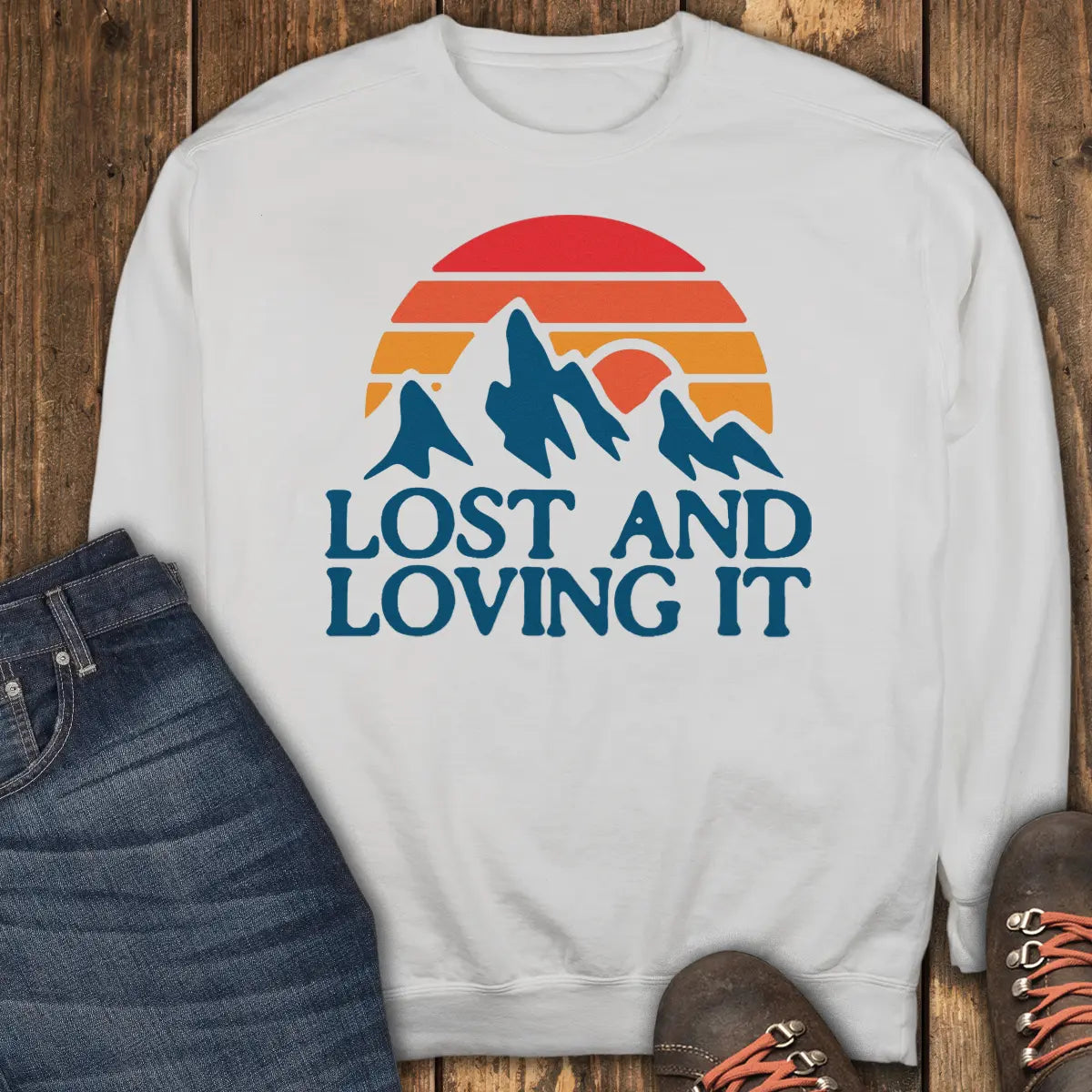 Trail Lost Sweatshirt - White