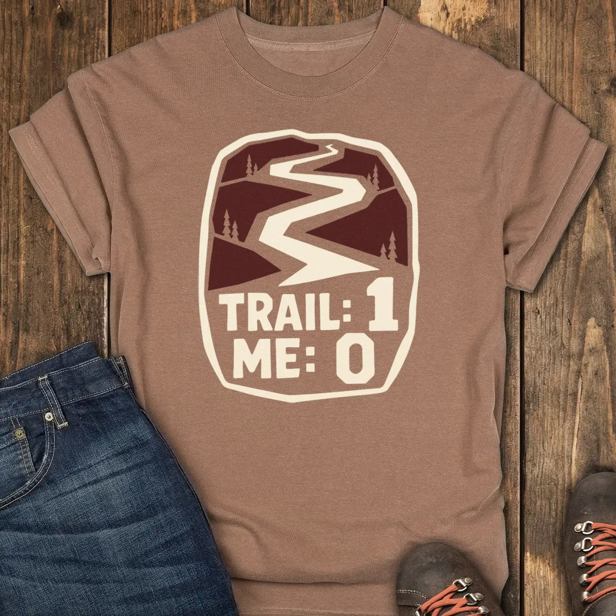 Trail Won Tee - Espresso