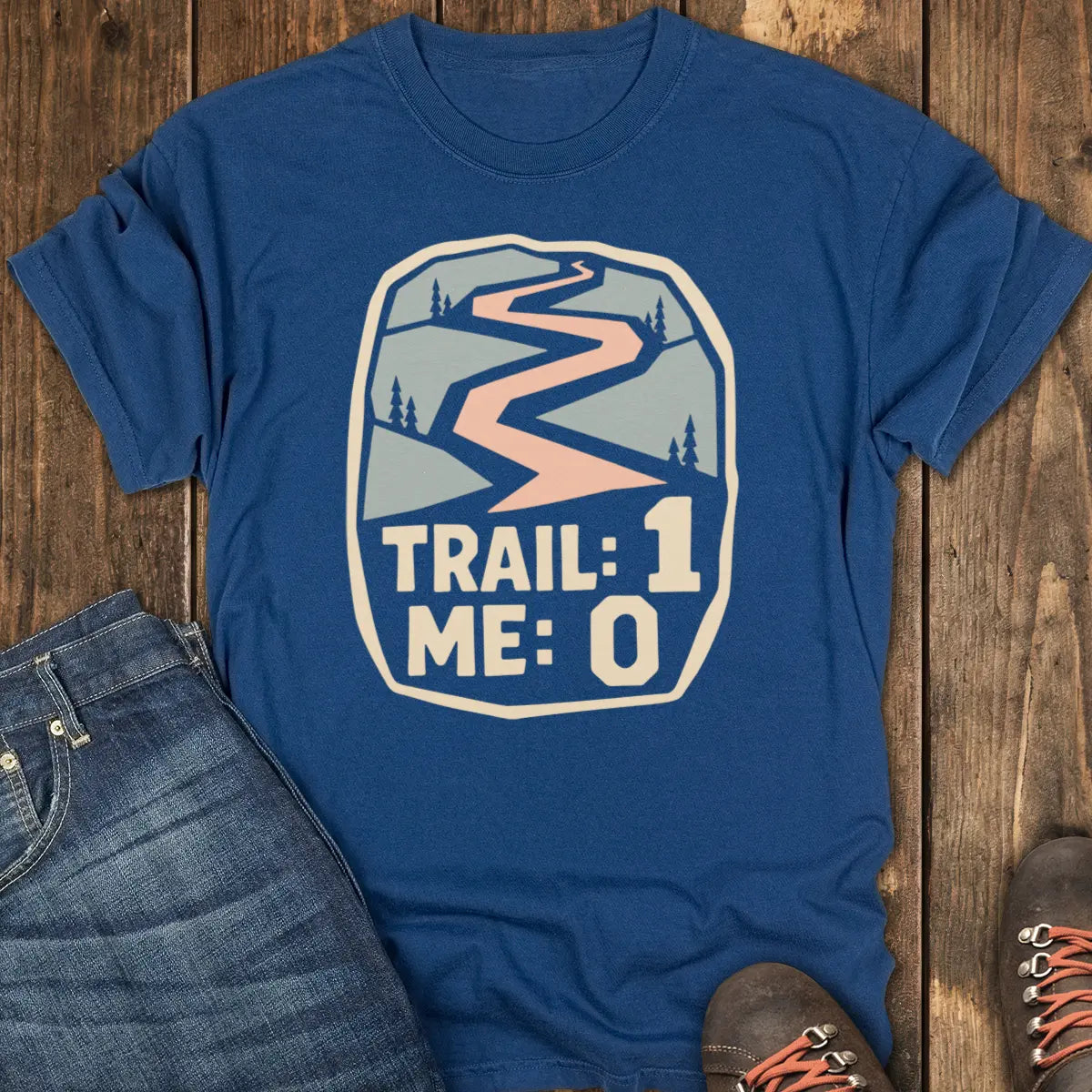 Trail Won Tee - Navy