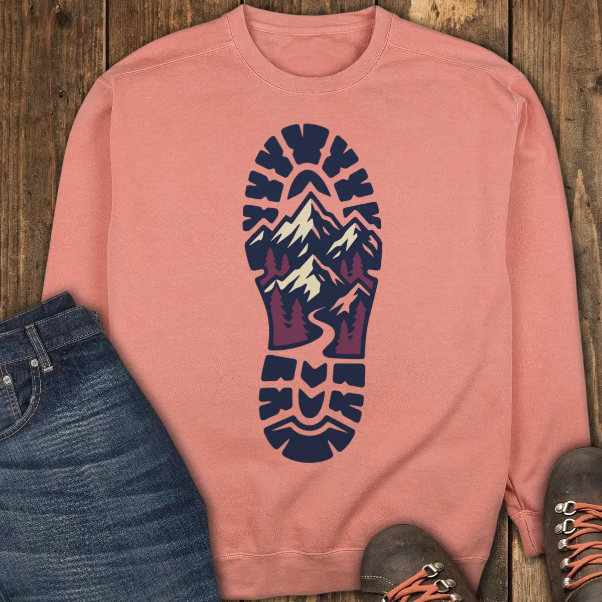 Trailprint Sweatshirt - Terracotta