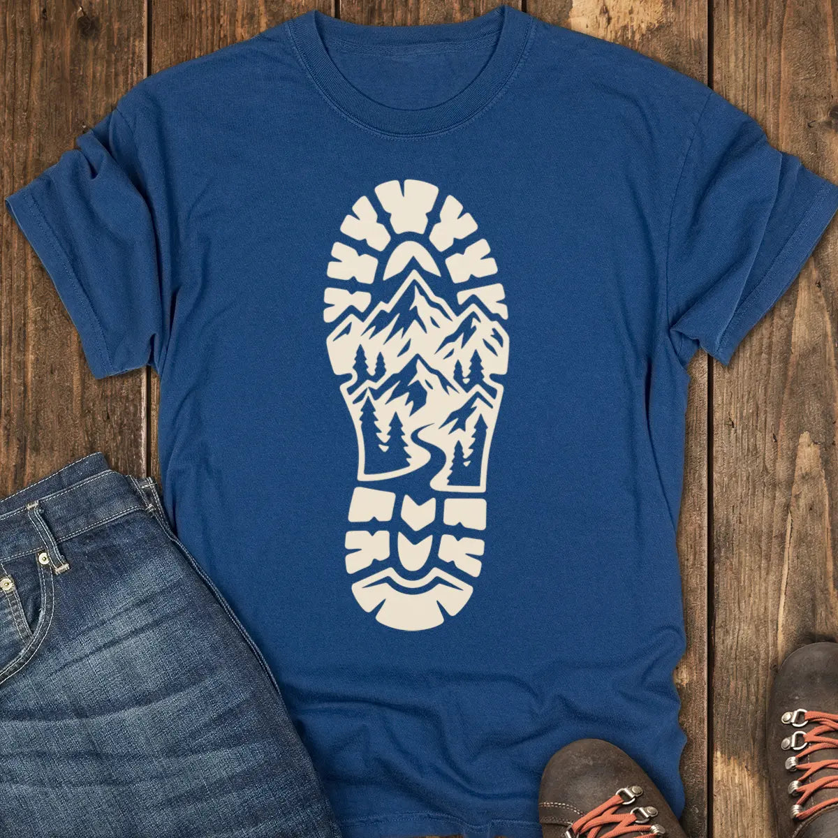 Trailprint Tee - Navy