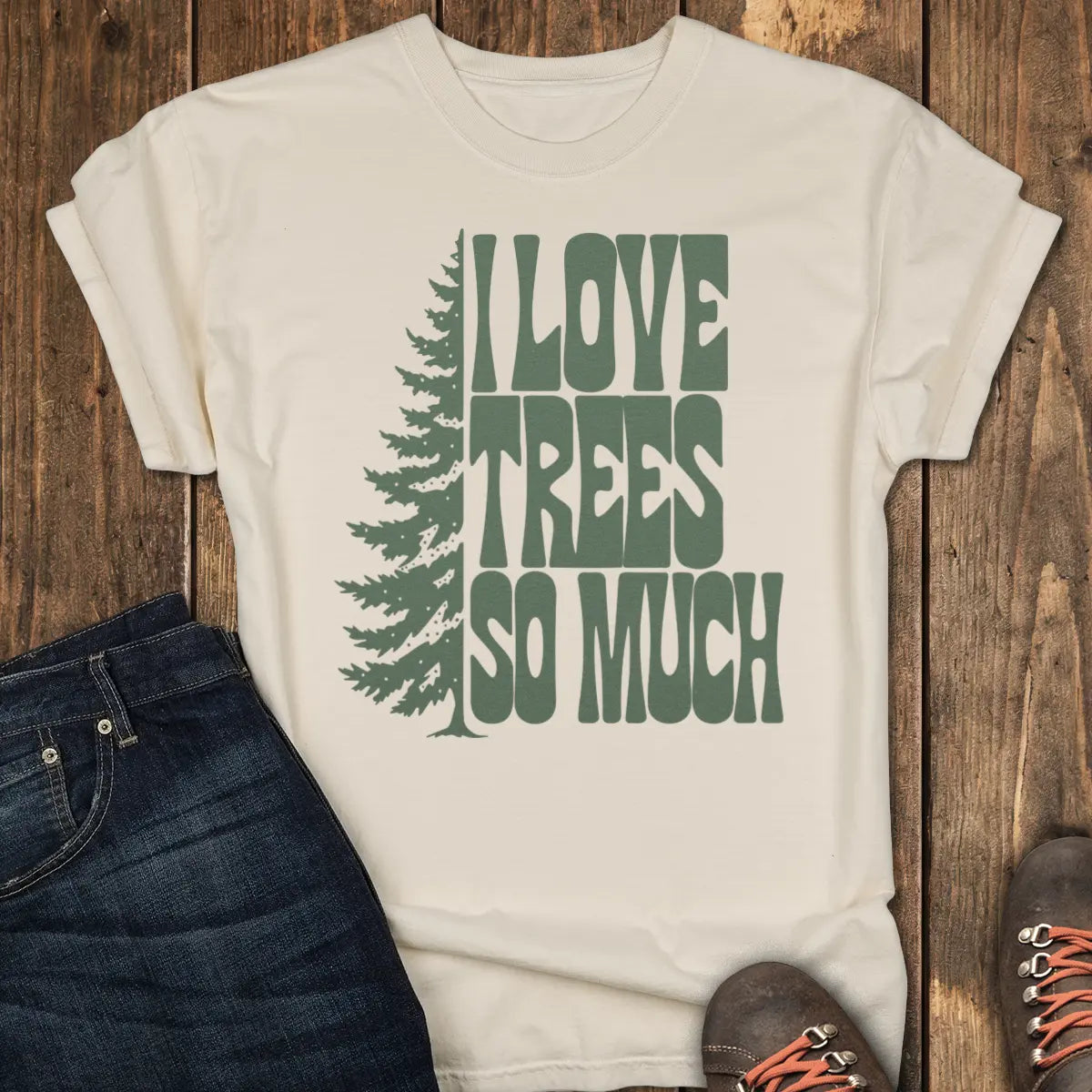 Tree Person Tee - Ivory