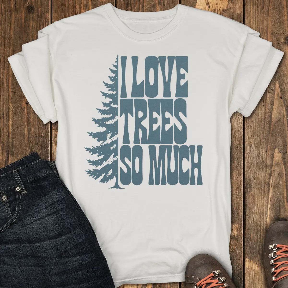 Tree Person Tee - White