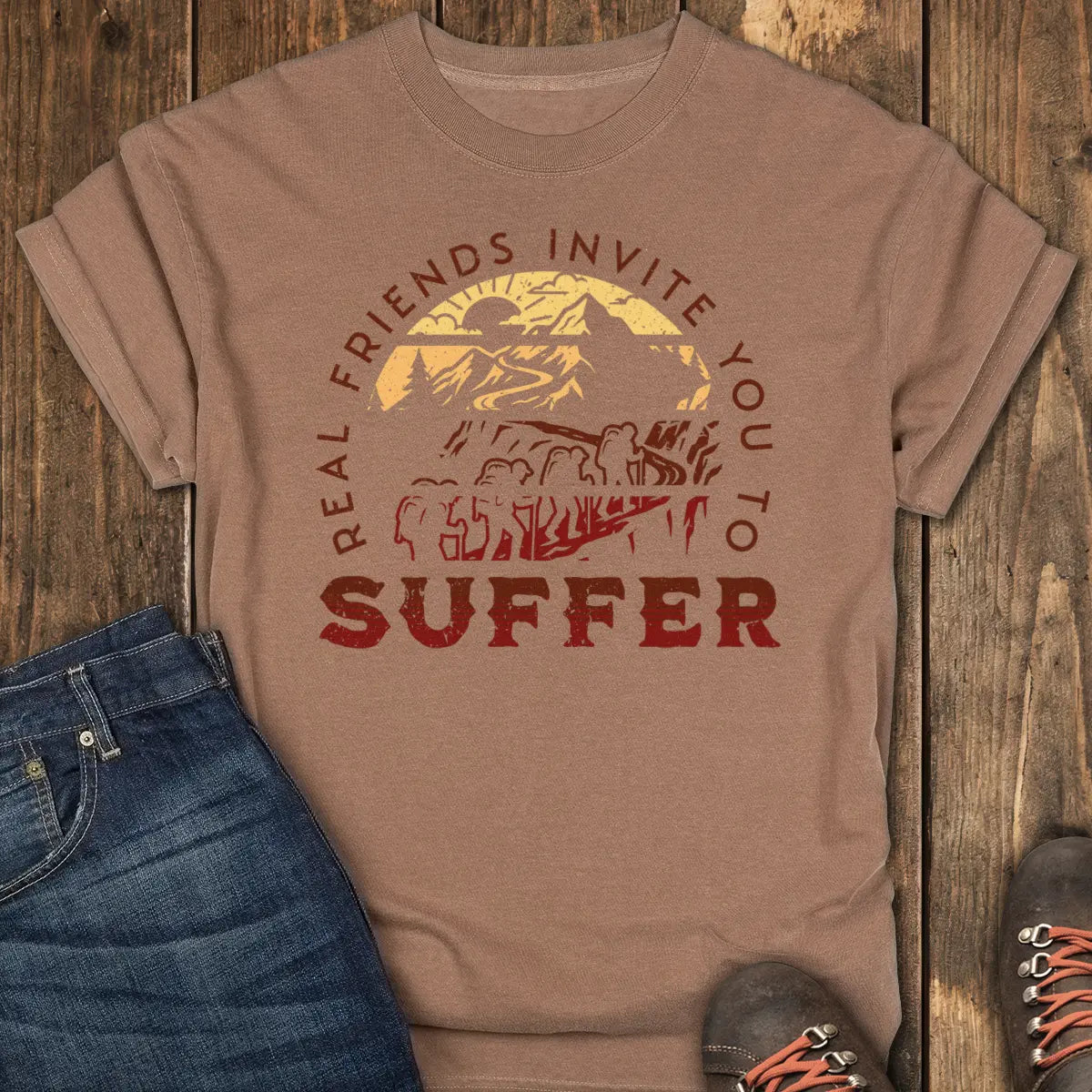 True Friends Tee - Espresso