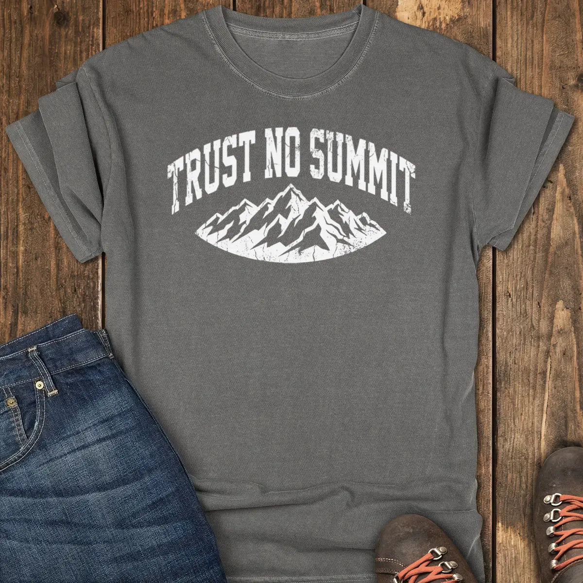 Trust No Summit Tee - Pepper