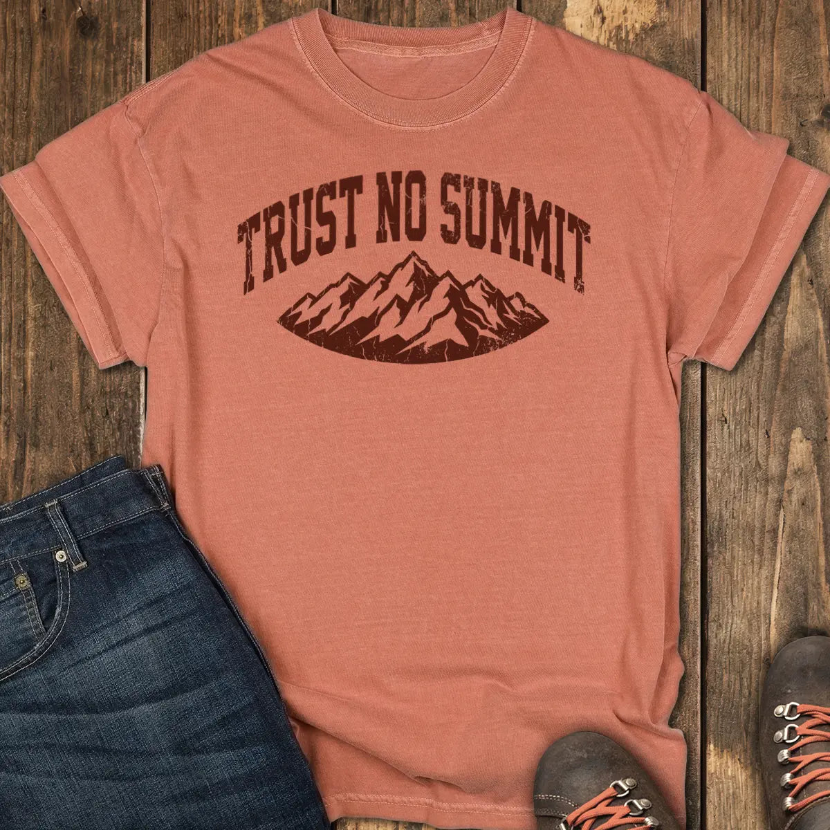 Trust No Summit Tee - Yam