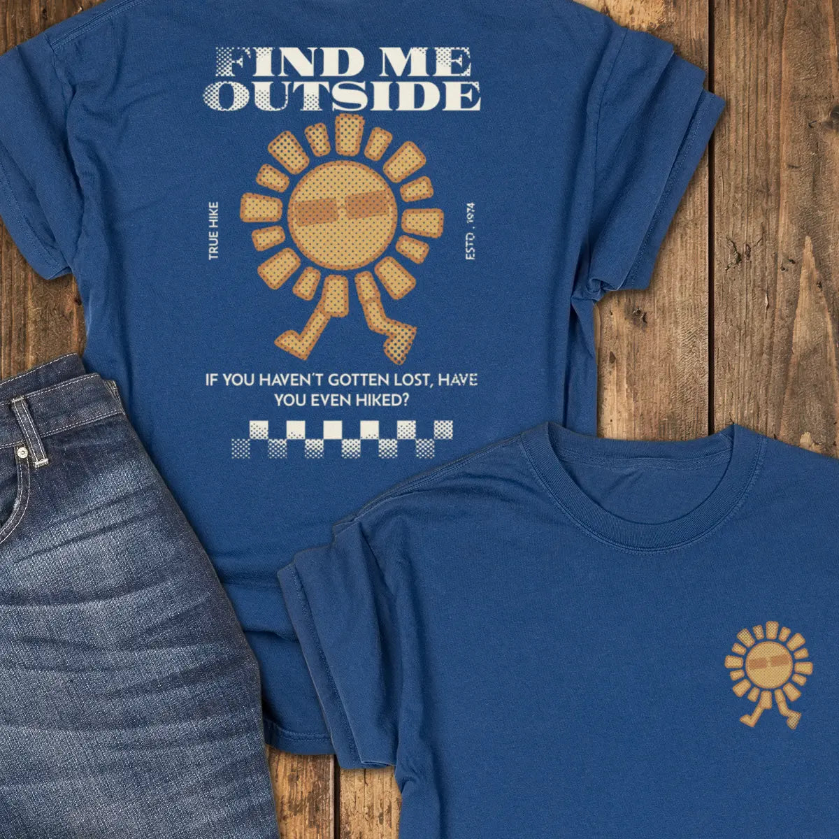 Try Harder Tee - Navy