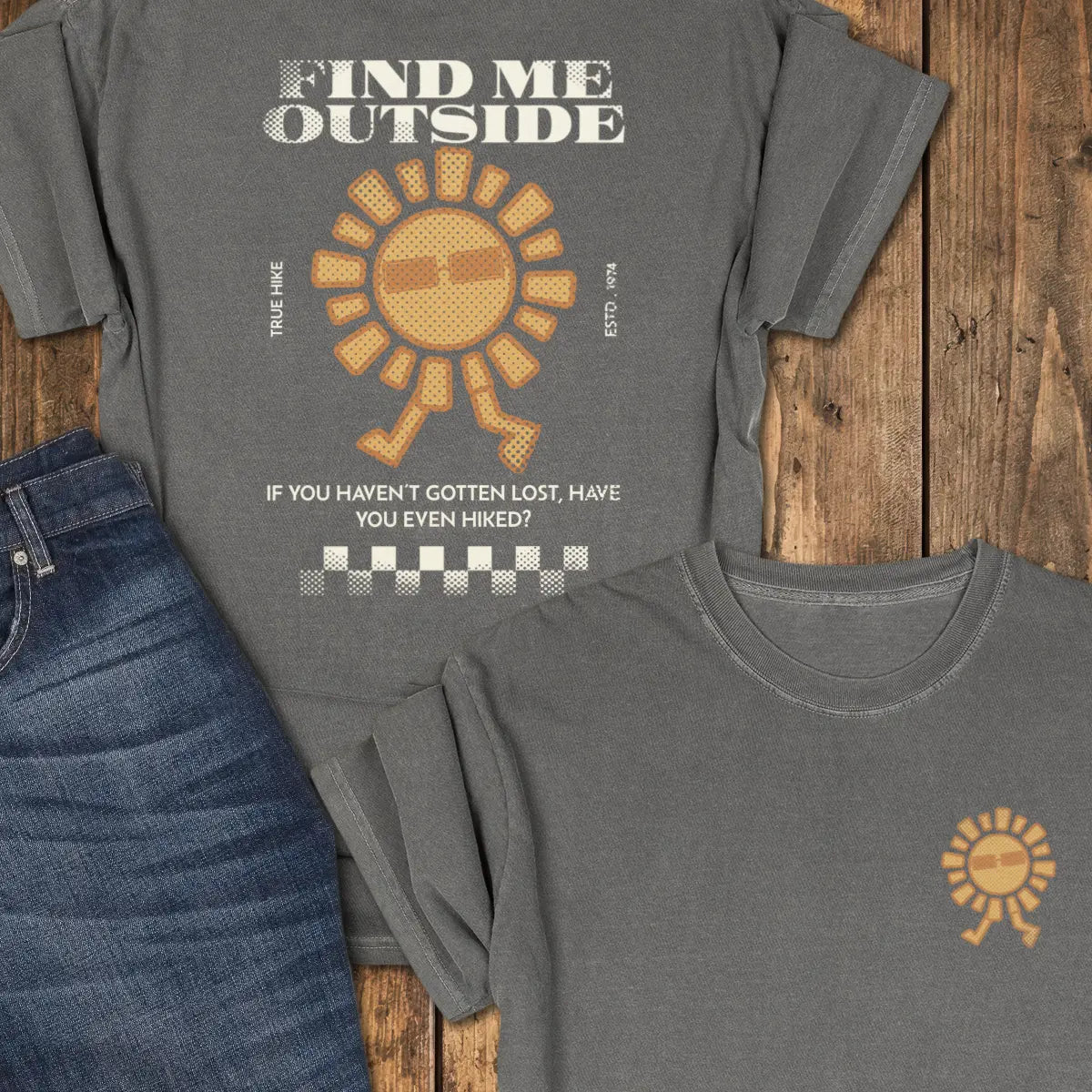 Try Harder Tee - Pepper