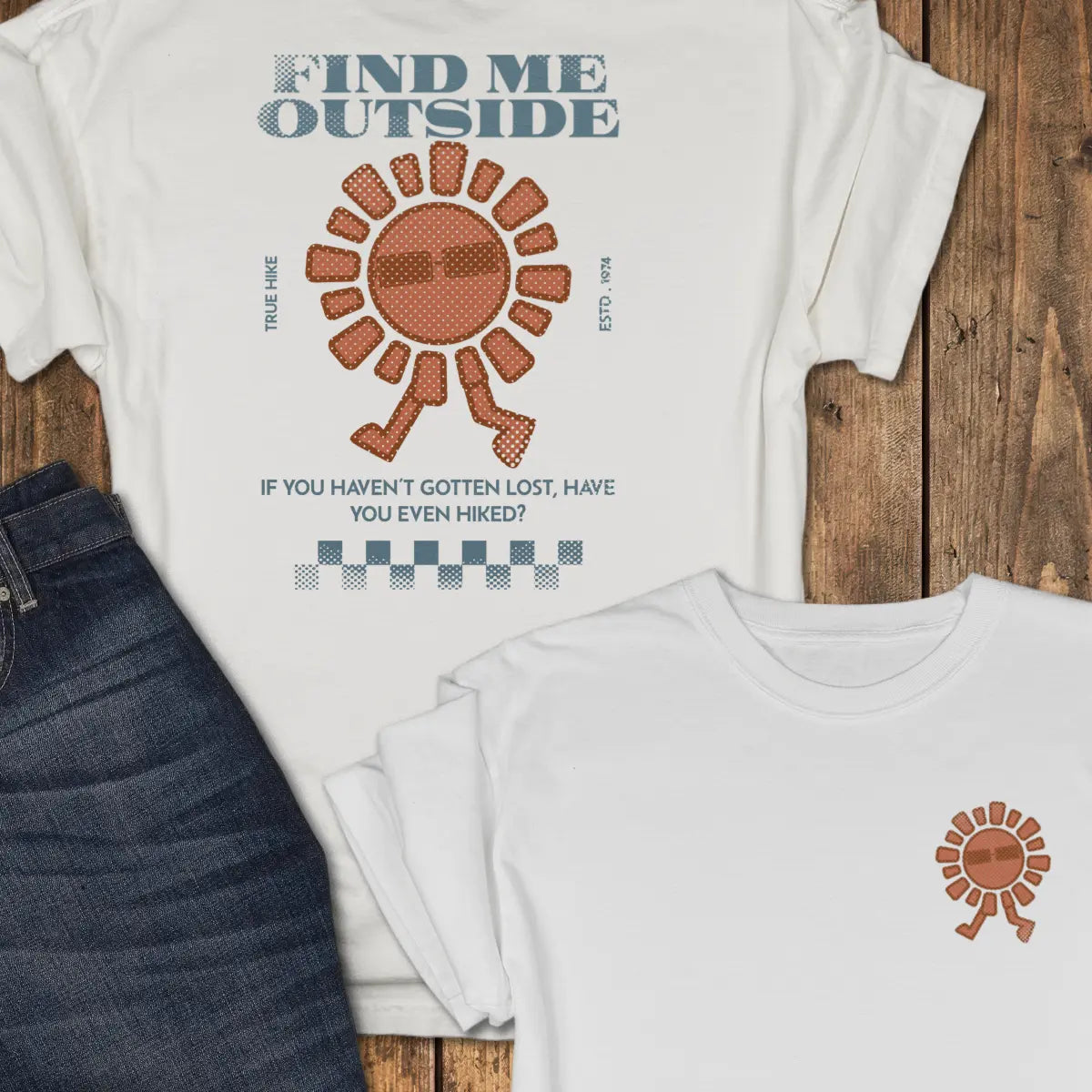 Try Harder Tee - White